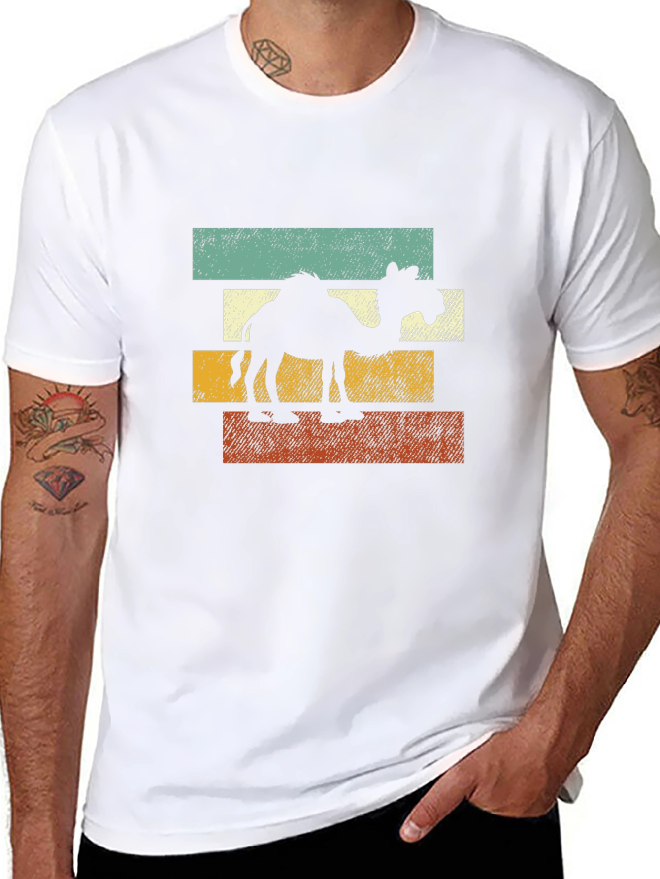 Retro Camel T-Shirt - Vintage Style Desert Tee