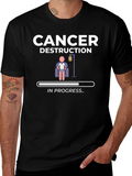 Cancer Destruction in Progress Black T-Shirt