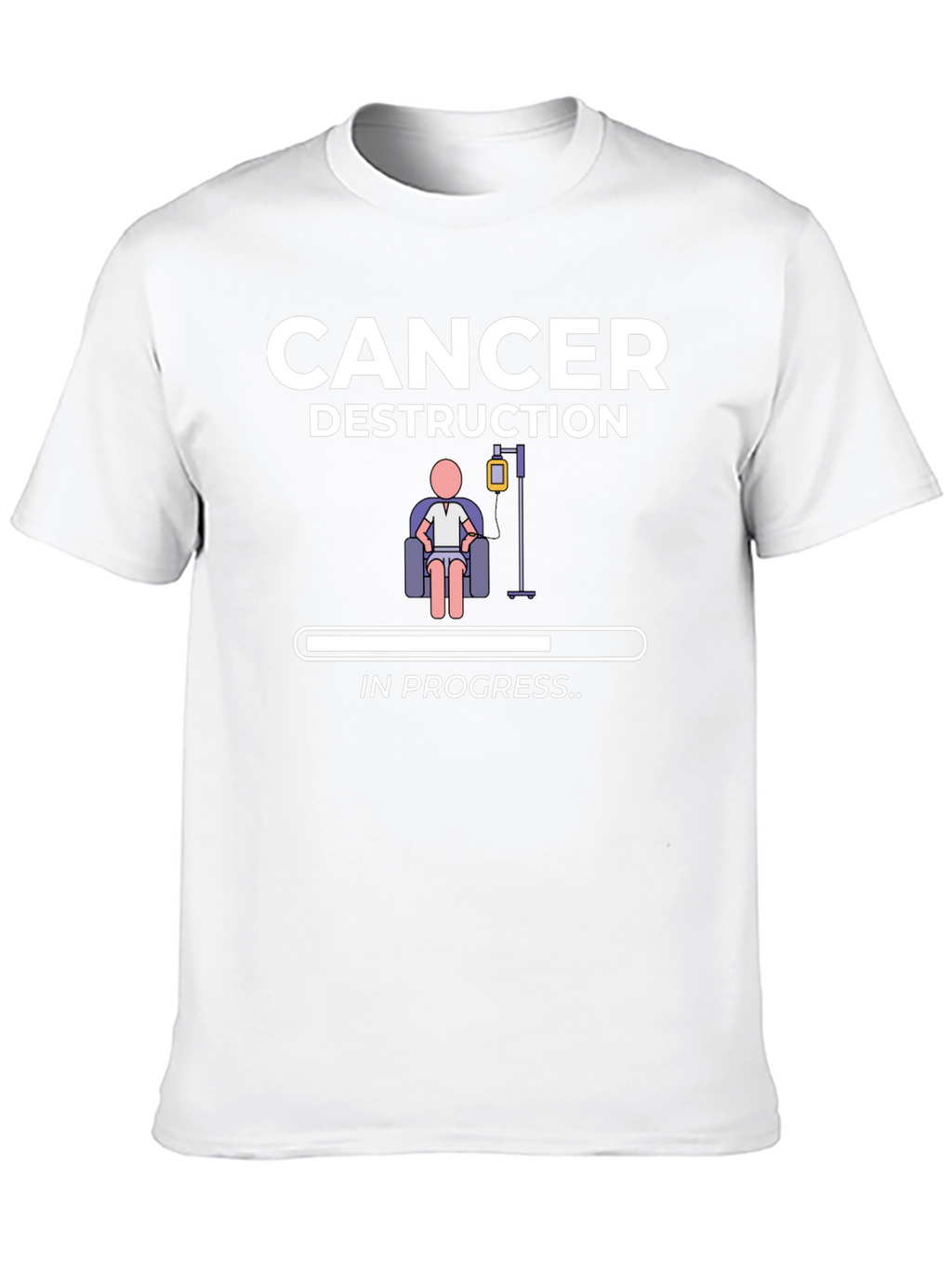 Cancer Destruction in Progress Black T-Shirt