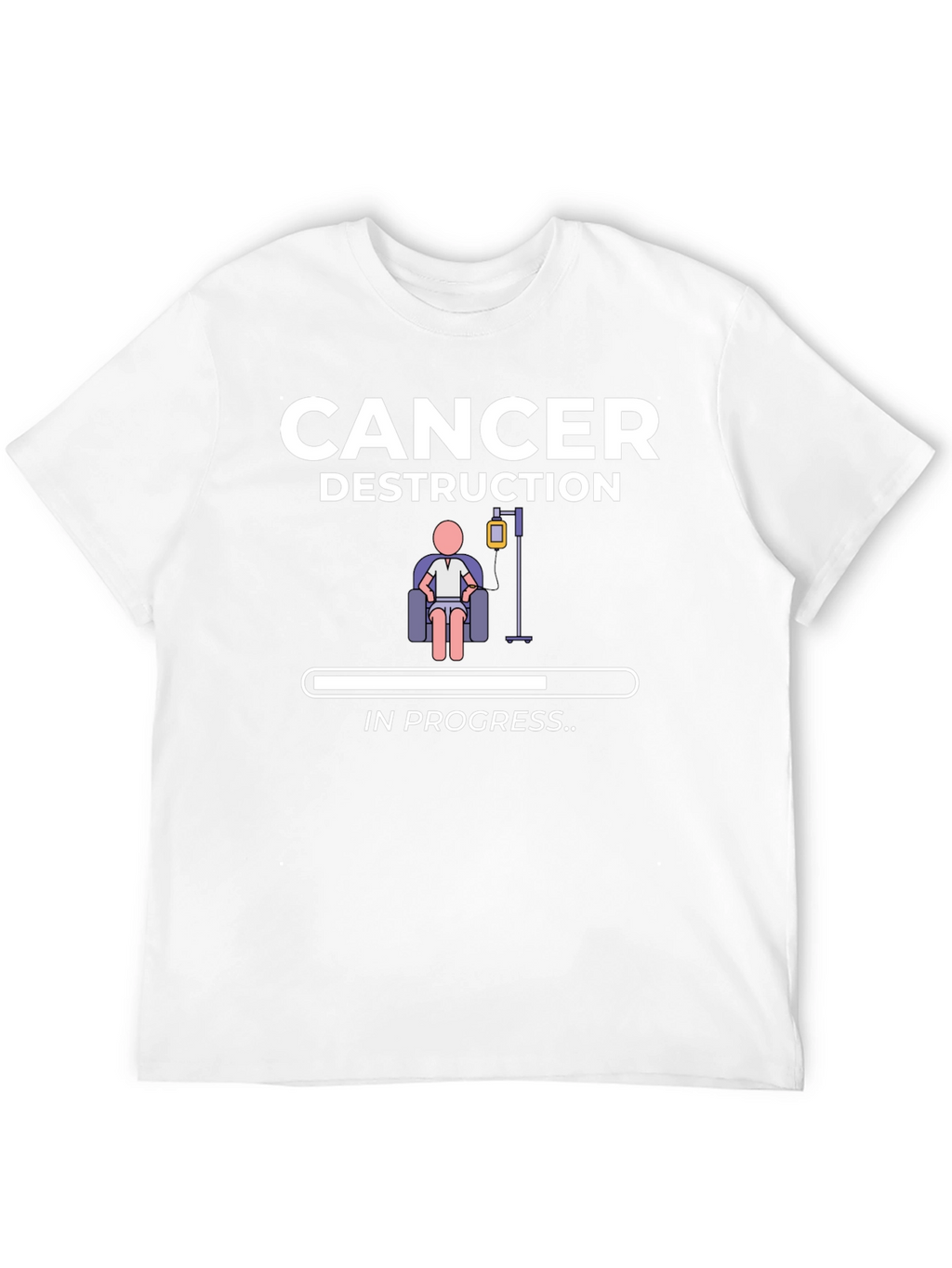 Cancer Destruction in Progress Black T-Shirt
