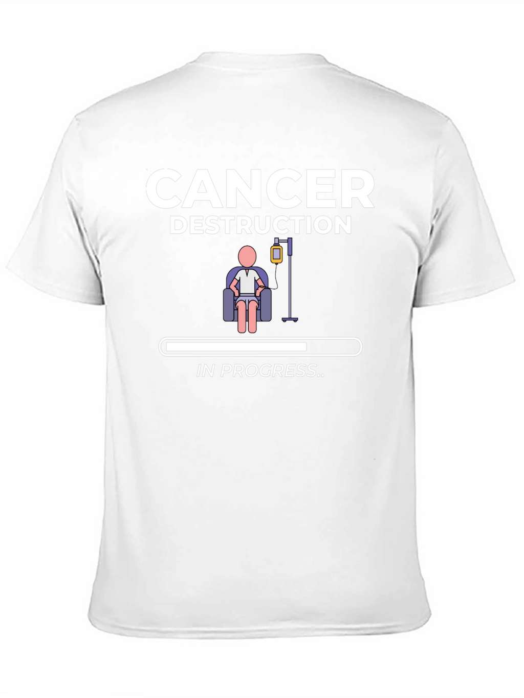 Cancer Destruction in Progress Black T-Shirt