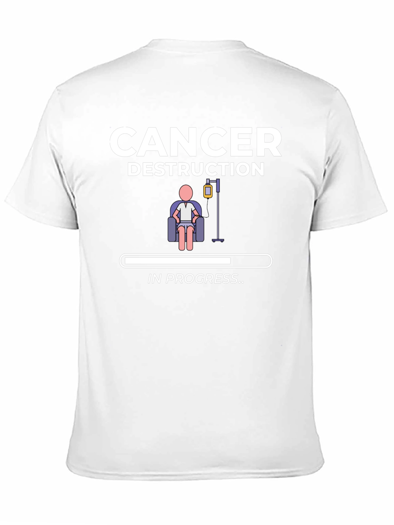 Cancer Destruction in Progress Black T-Shirt