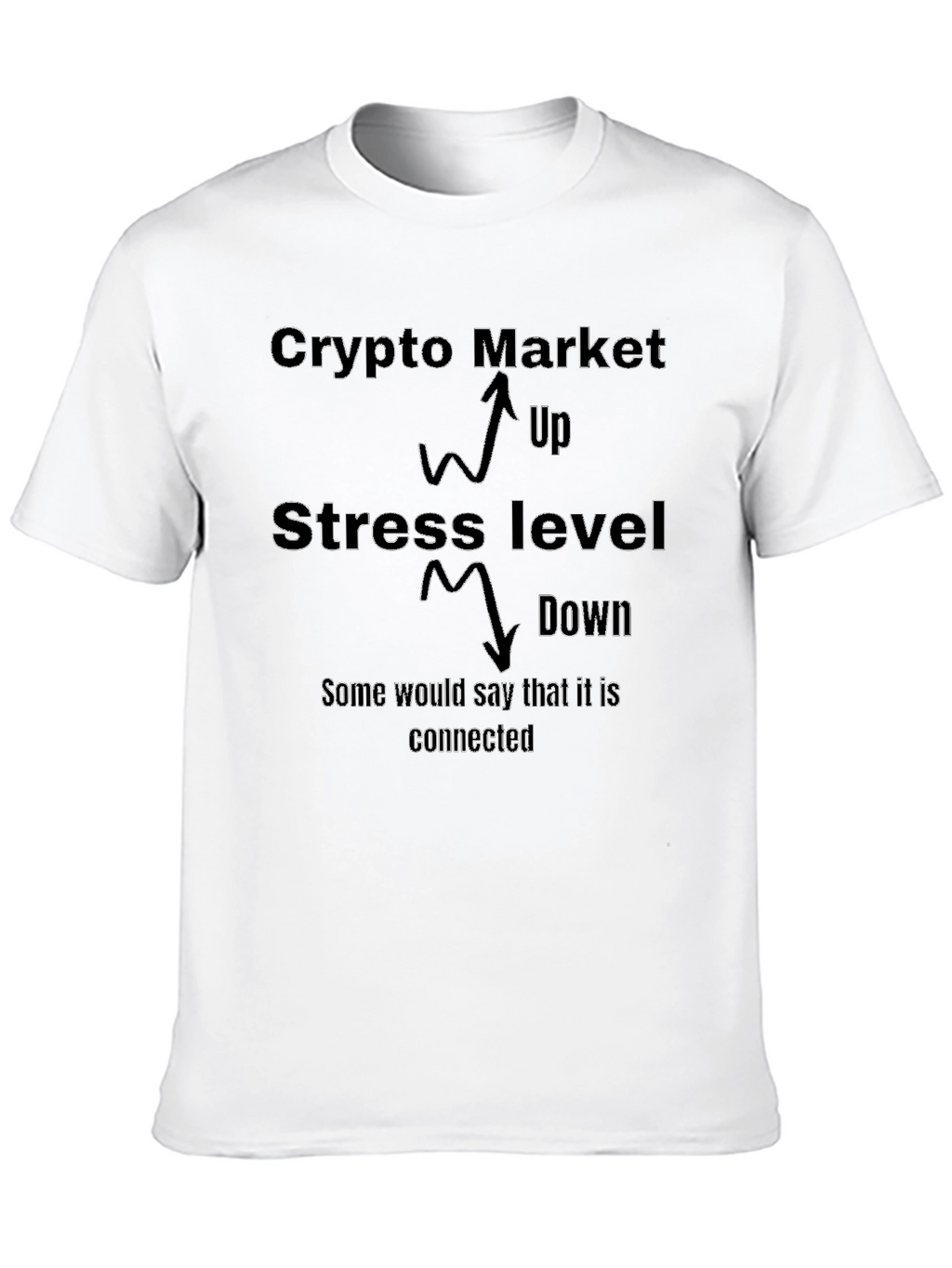 Crypto Market Stress Level Graphic Tee