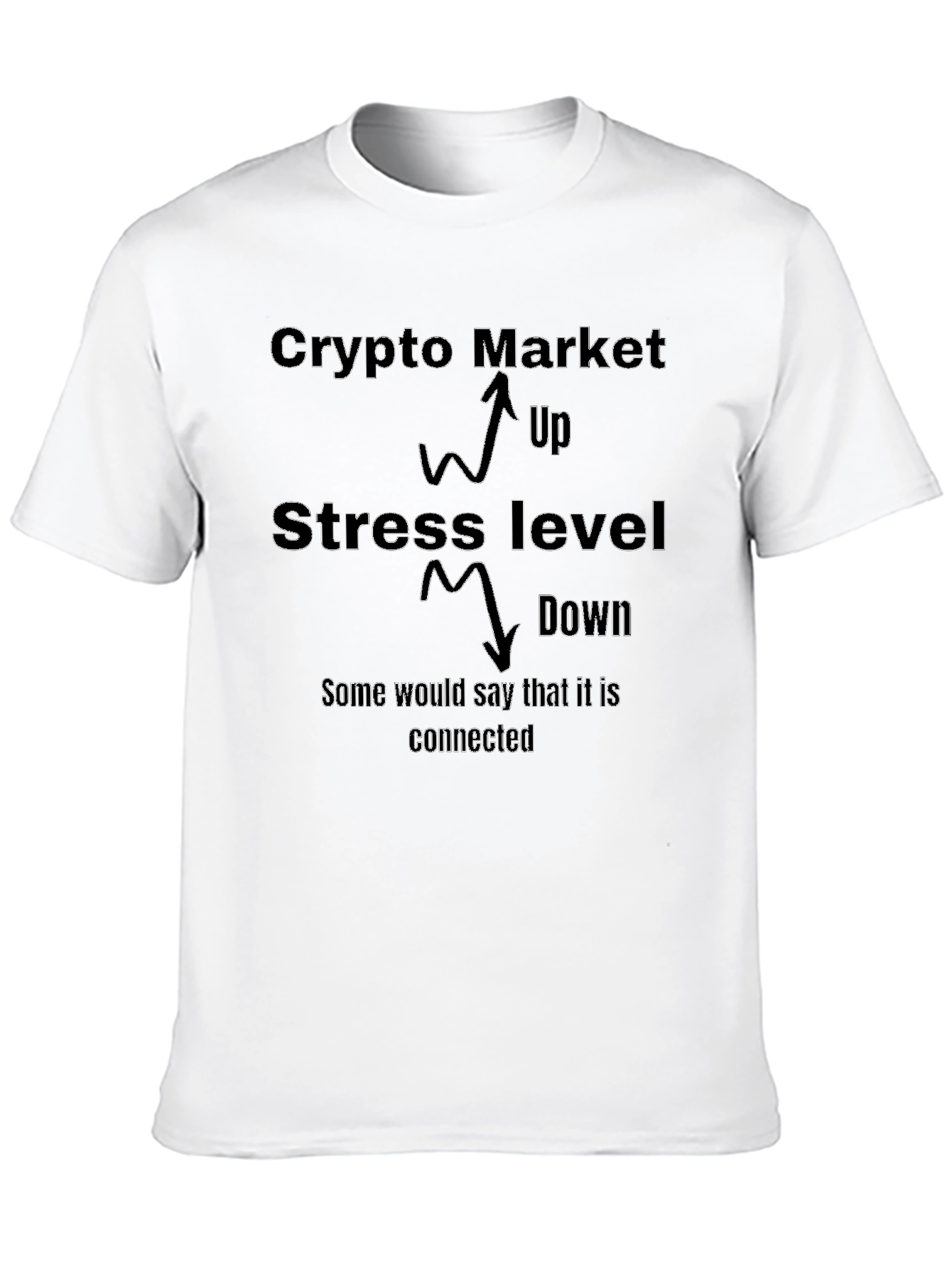 Crypto Market Stress Level Graphic Tee