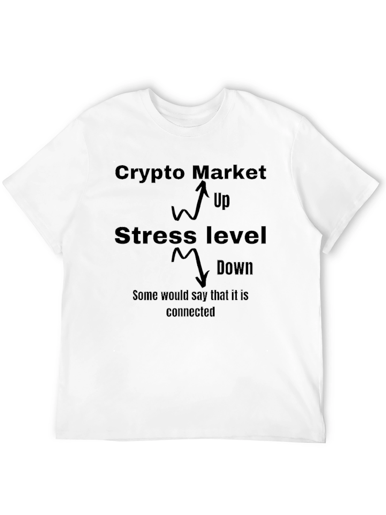 Crypto Market Stress Level Graphic Tee