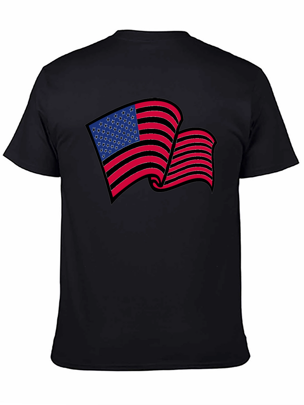 American Flag Graphic T-Shirt