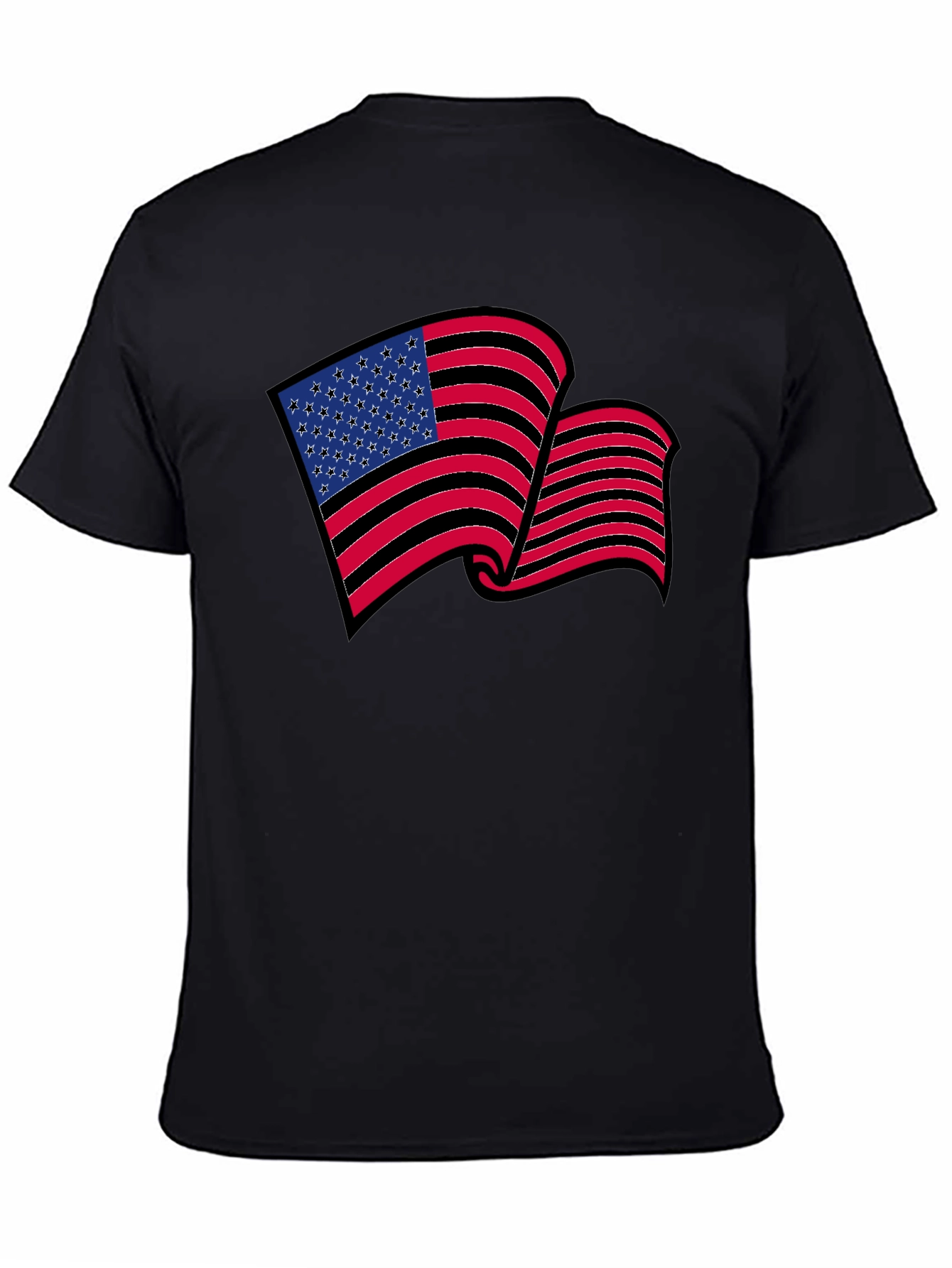 American Flag Graphic T-Shirt