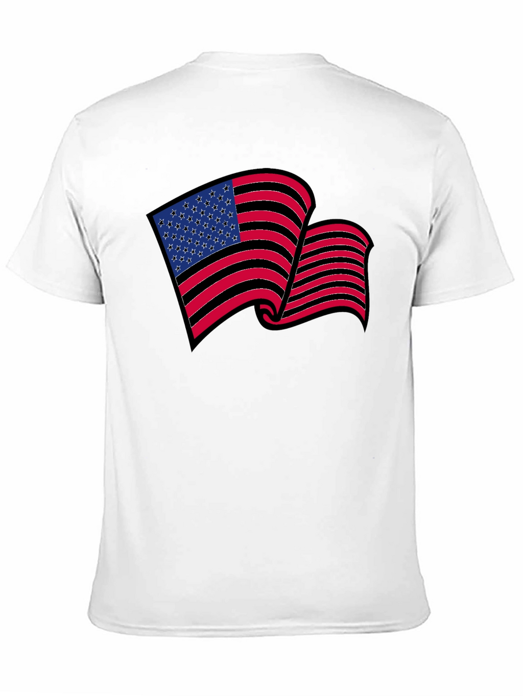 American Flag Graphic T-Shirt