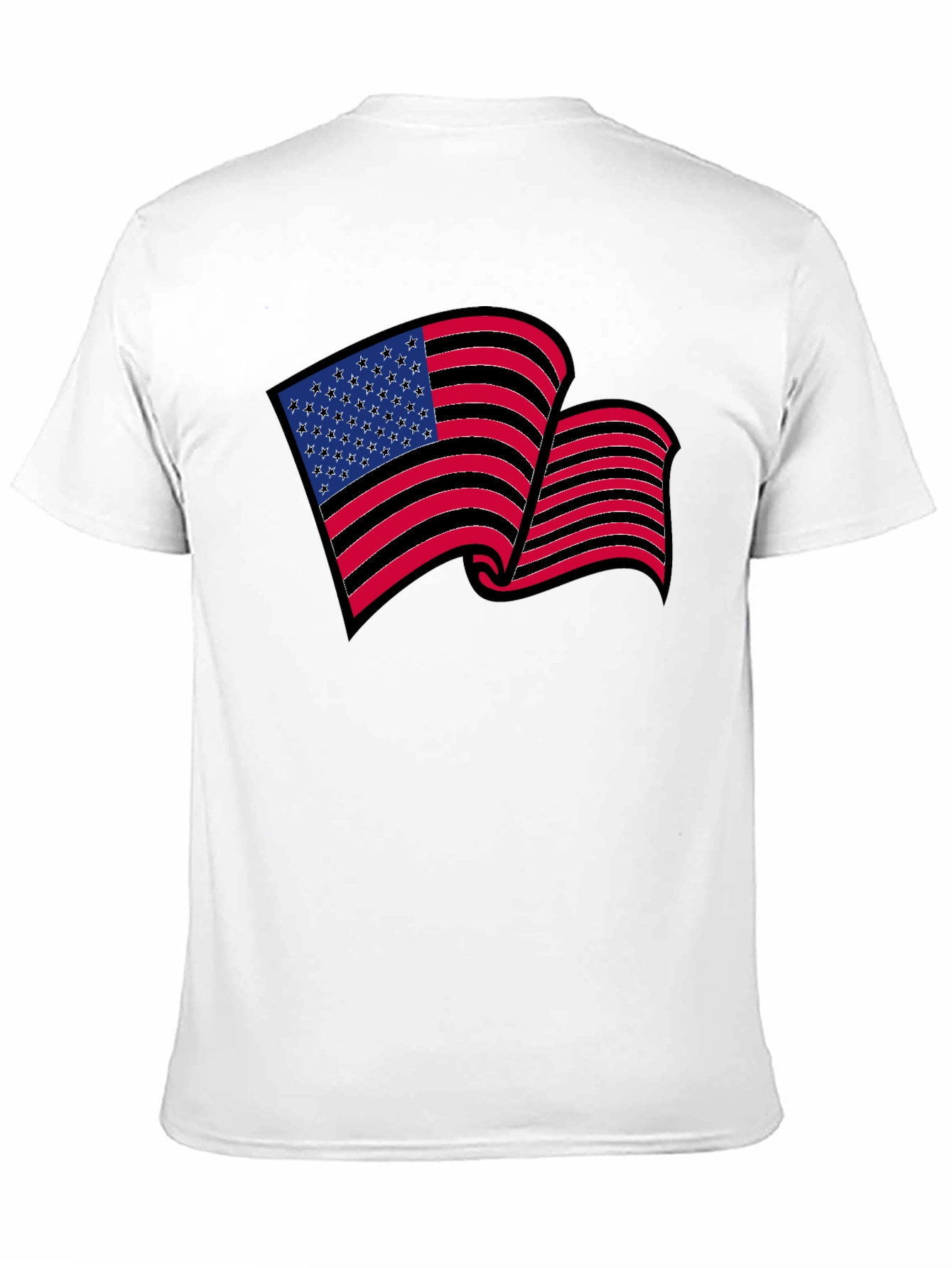 American Flag Graphic T-Shirt
