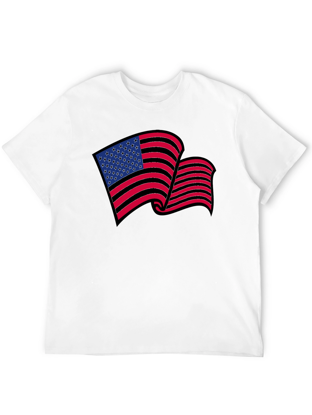 American Flag Graphic T-Shirt
