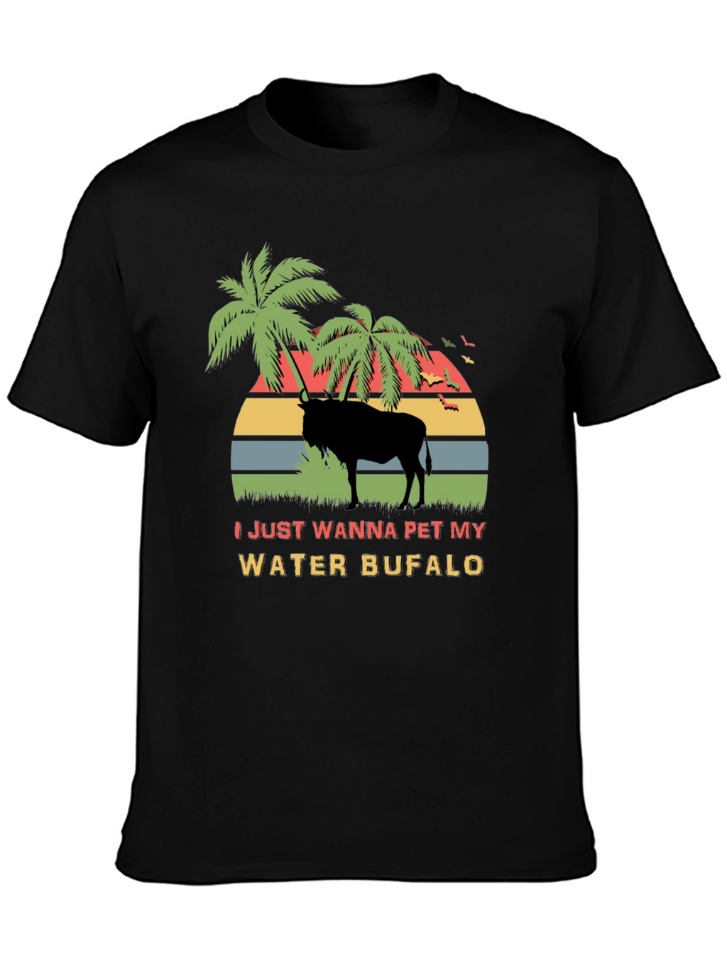 Water Buffalo Pet Graphic T-Shirt