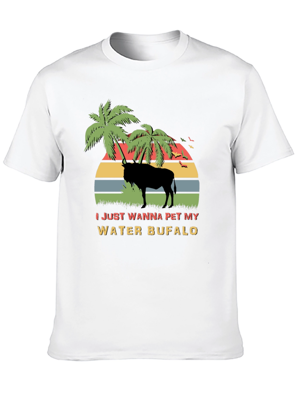 Water Buffalo Pet Graphic T-Shirt
