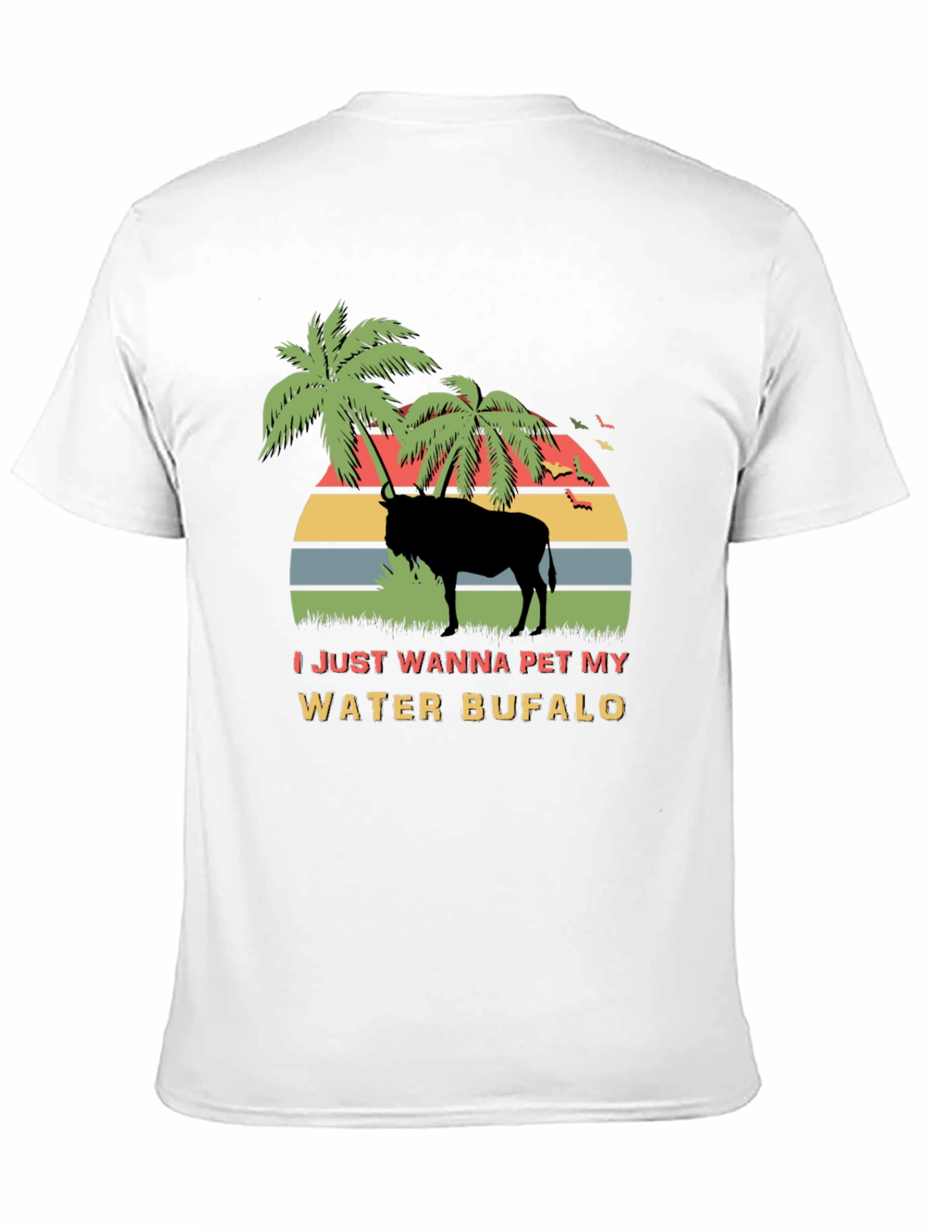 Water Buffalo Pet Graphic T-Shirt