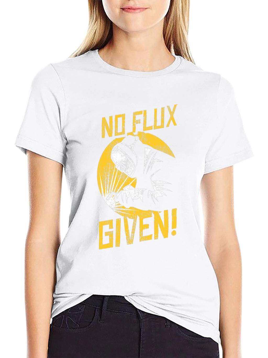 No Flux Given Black Graphic Tee