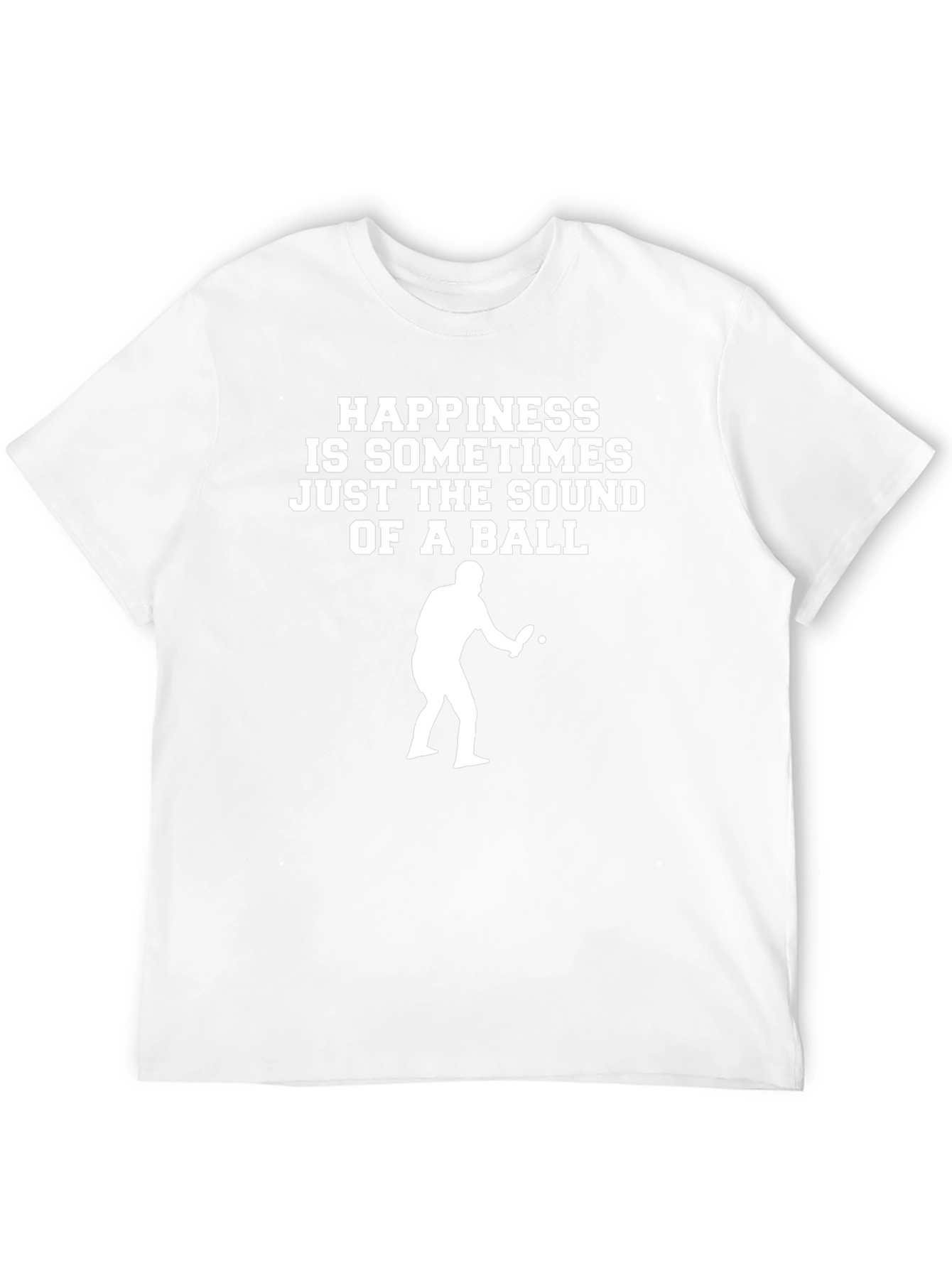 Ping Pong Happiness Graphic Tee - Black