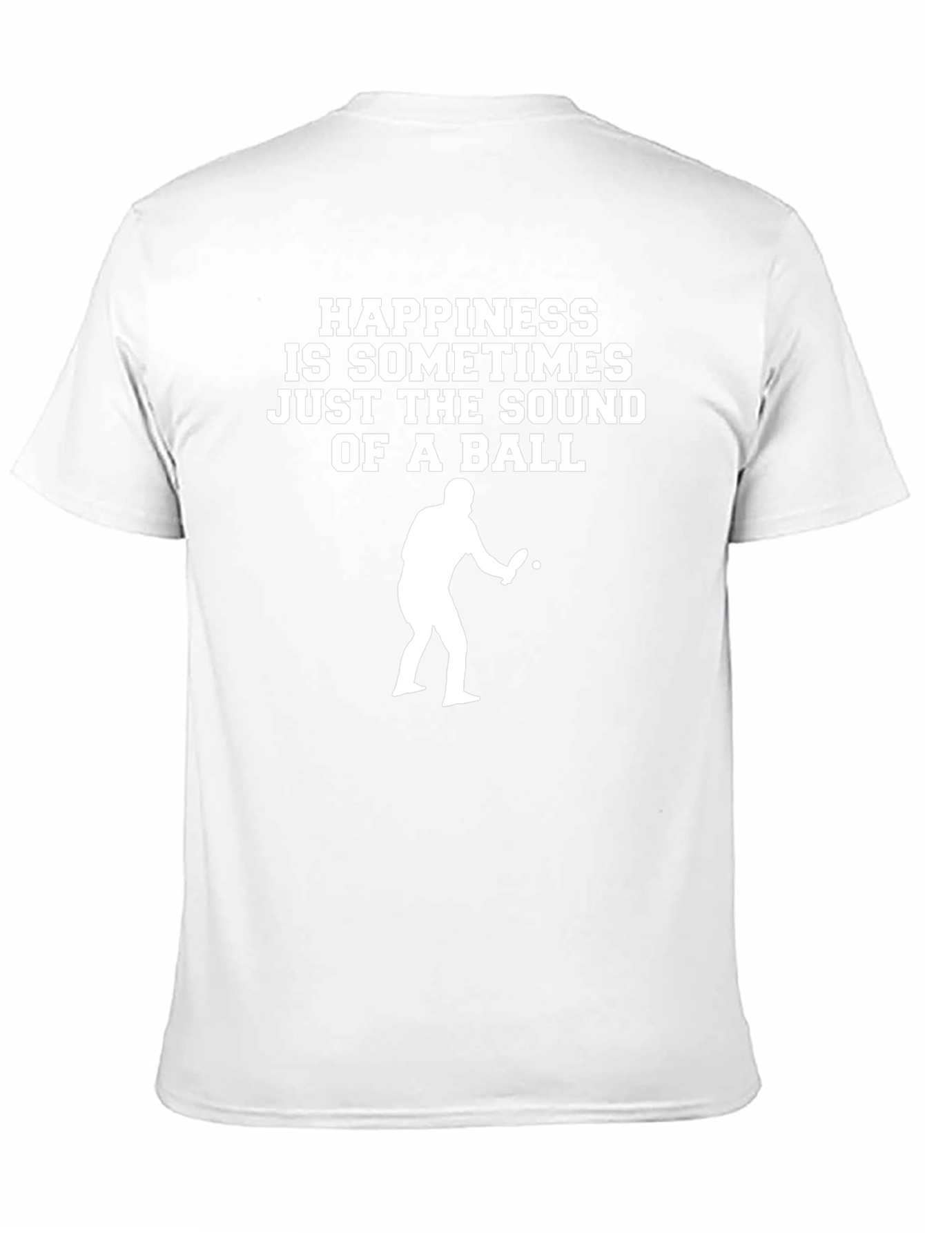Ping Pong Happiness Graphic Tee - Black