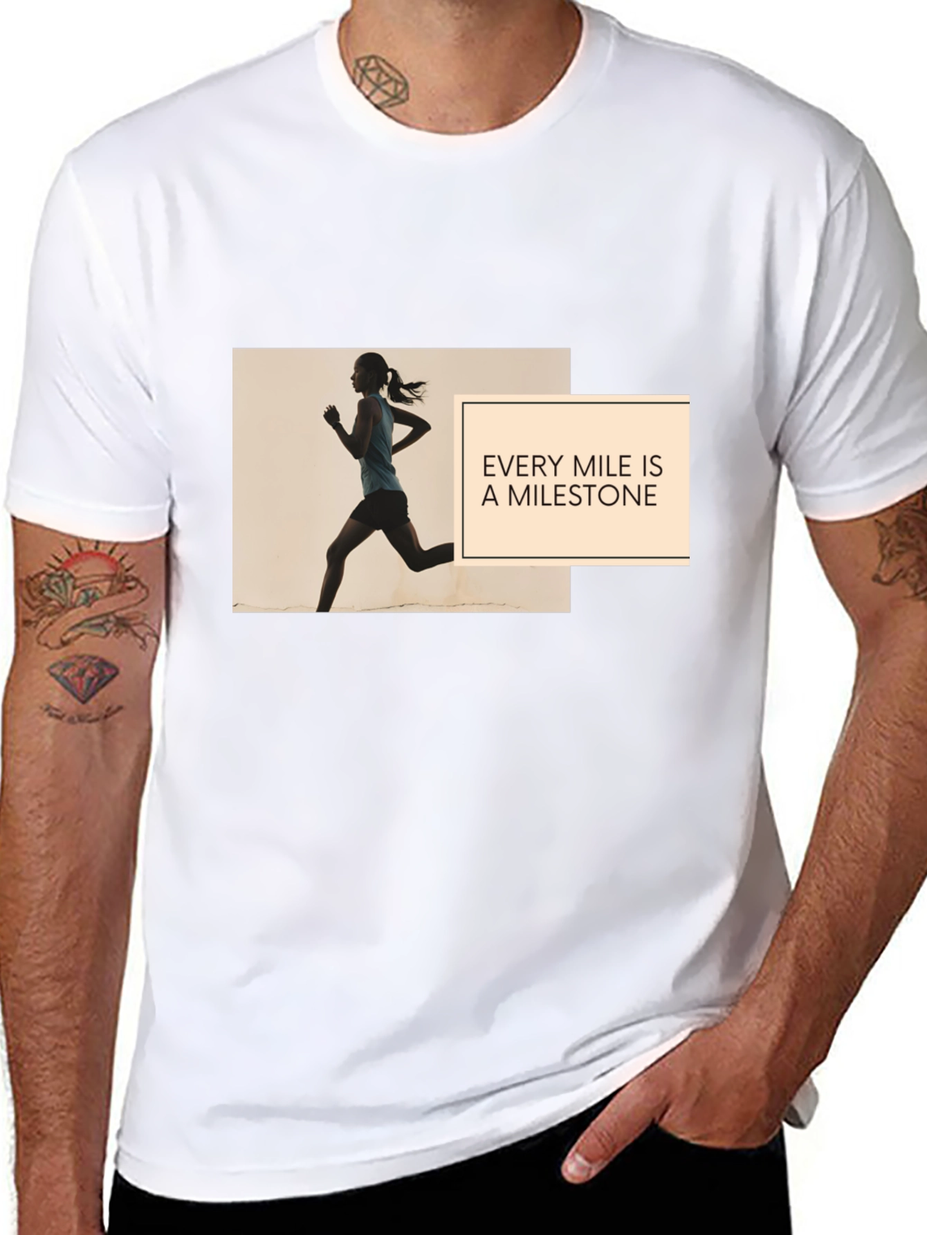 Every Mile is a Milestone Graphic Tee