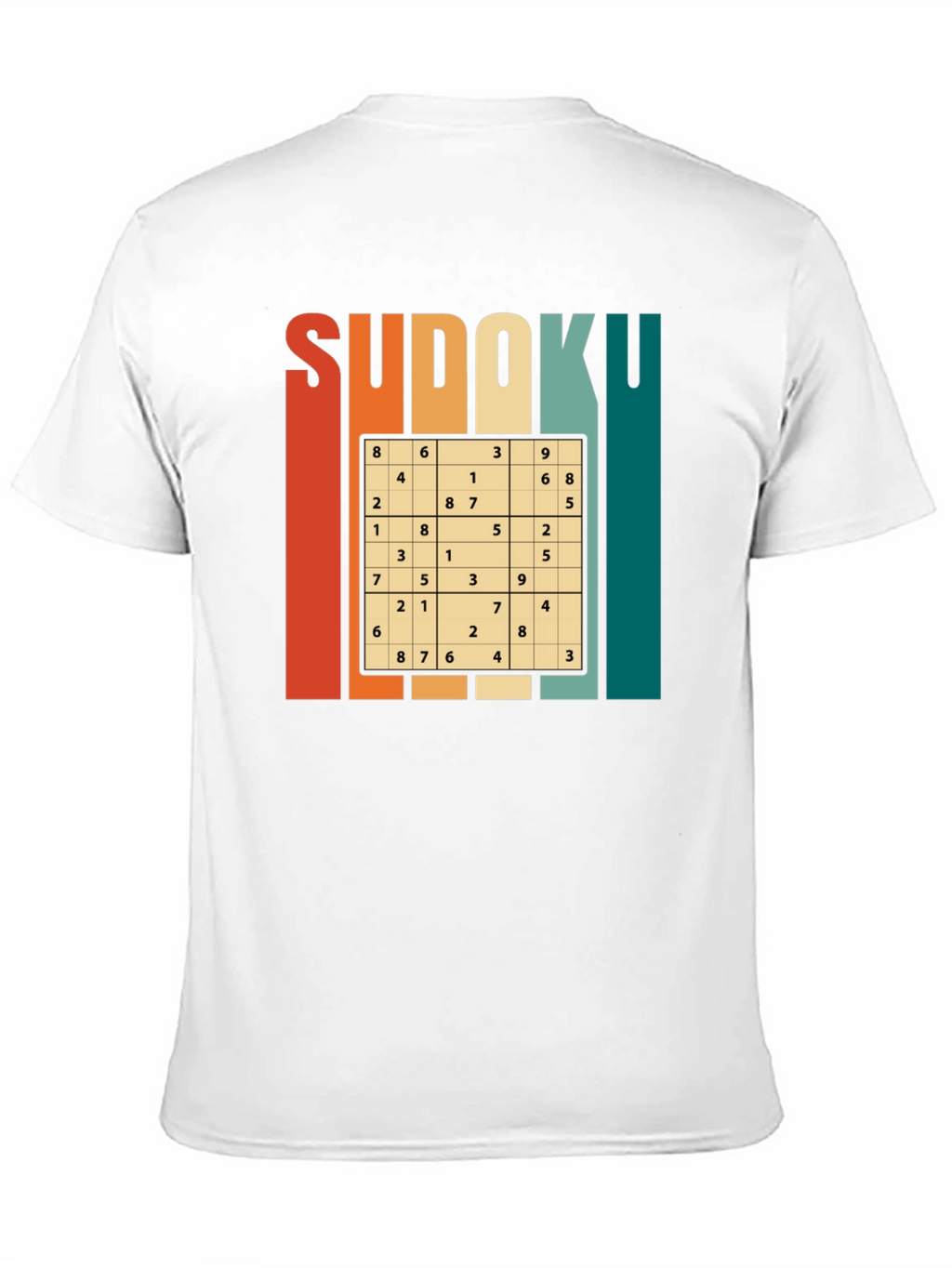 Sudoku Puzzle Graphic T-Shirt - Brain Teaser Tee