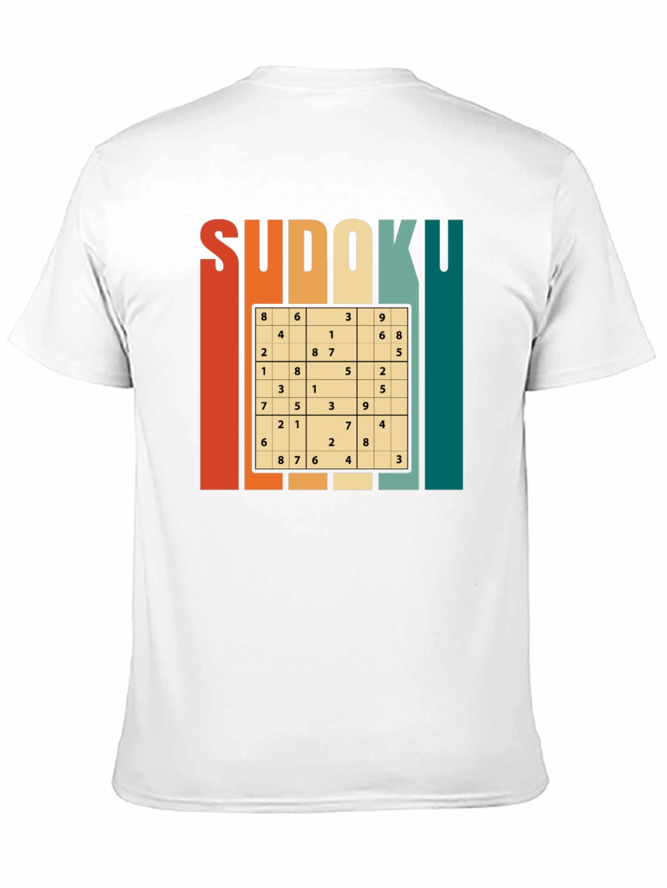 Sudoku Puzzle Graphic T-Shirt - Brain Teaser Tee