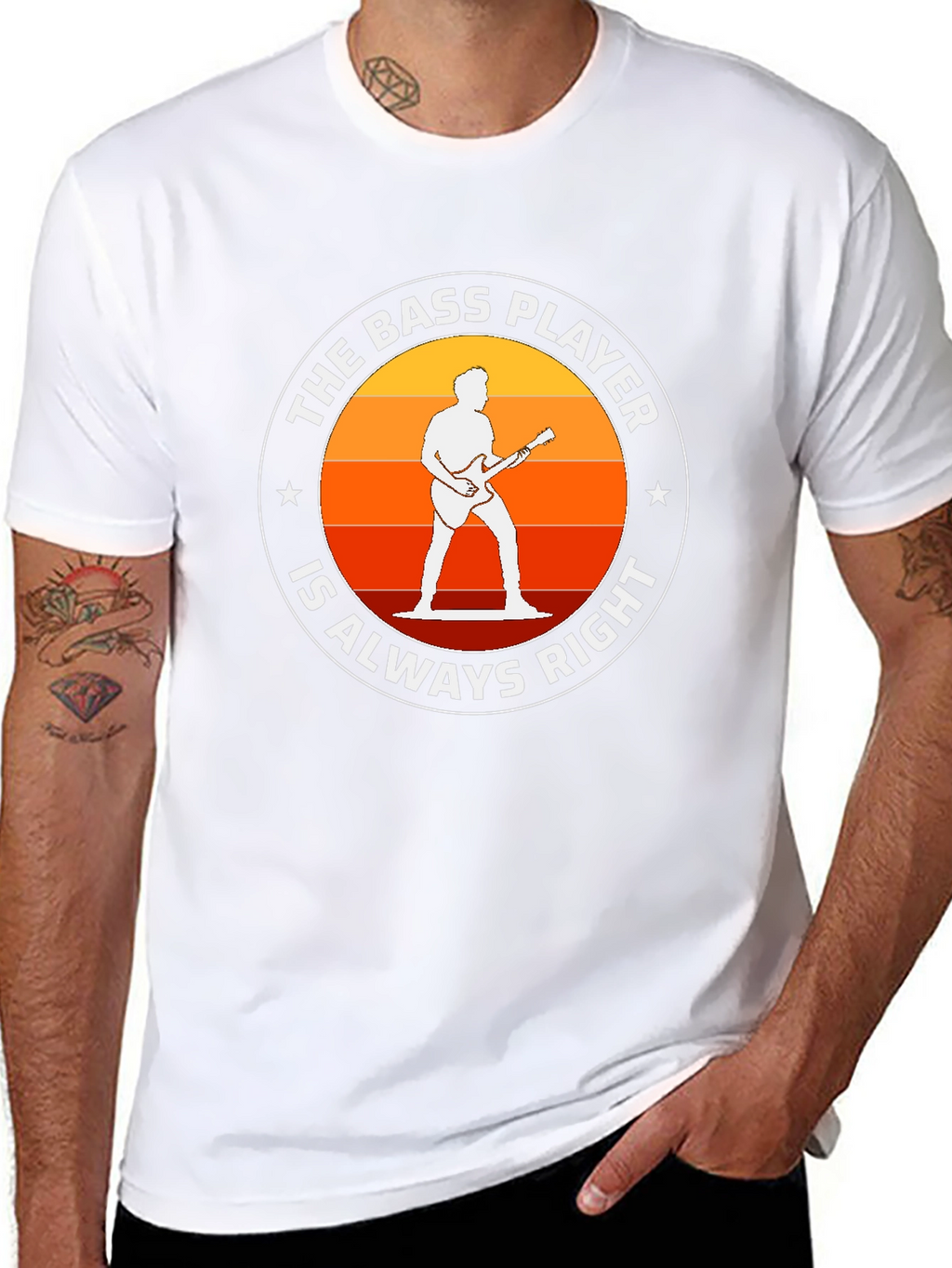 Bass Player Always Right T-Shirt - Music Lover Tee
