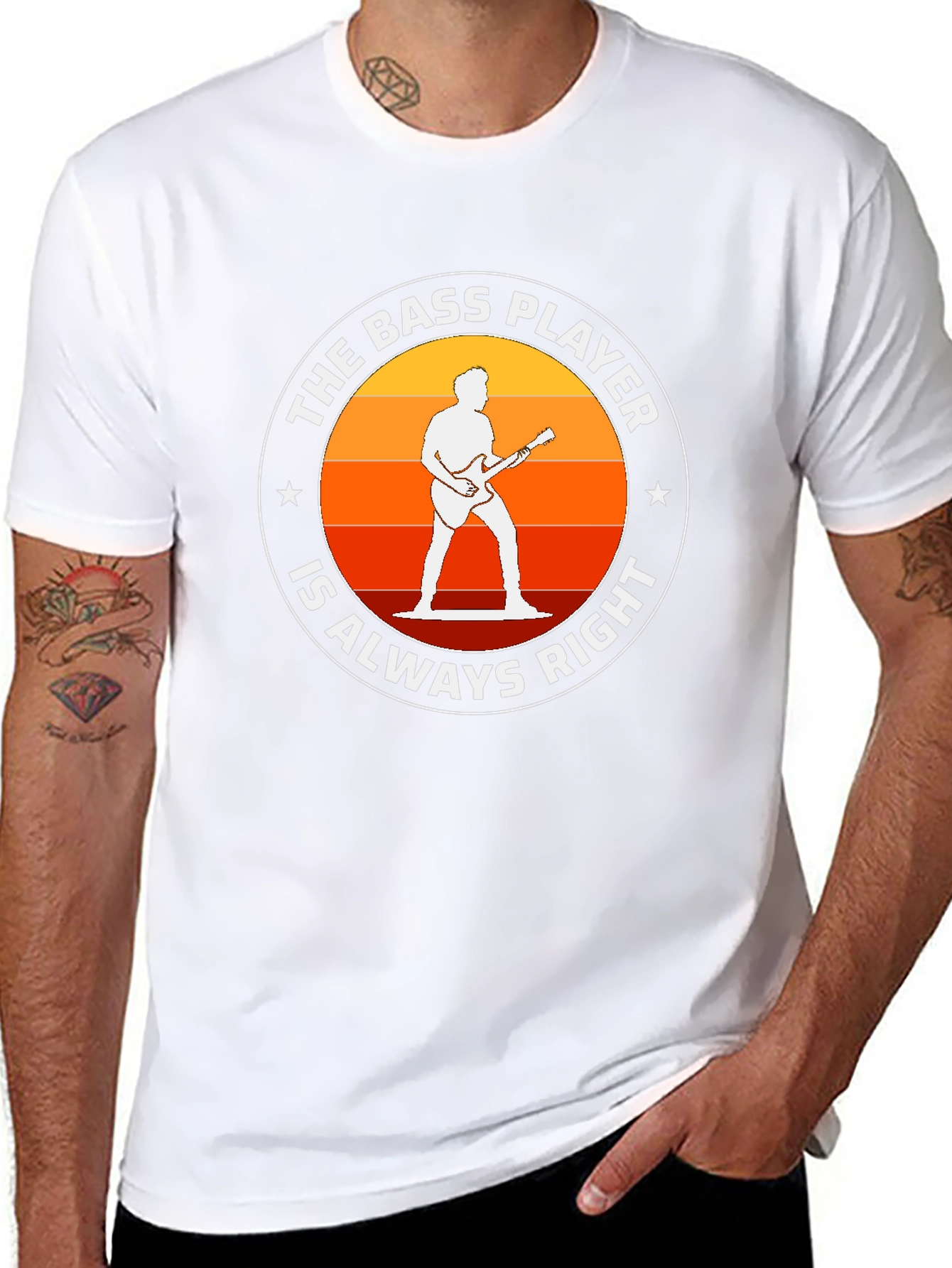 Bass Player Always Right T-Shirt - Music Lover Tee