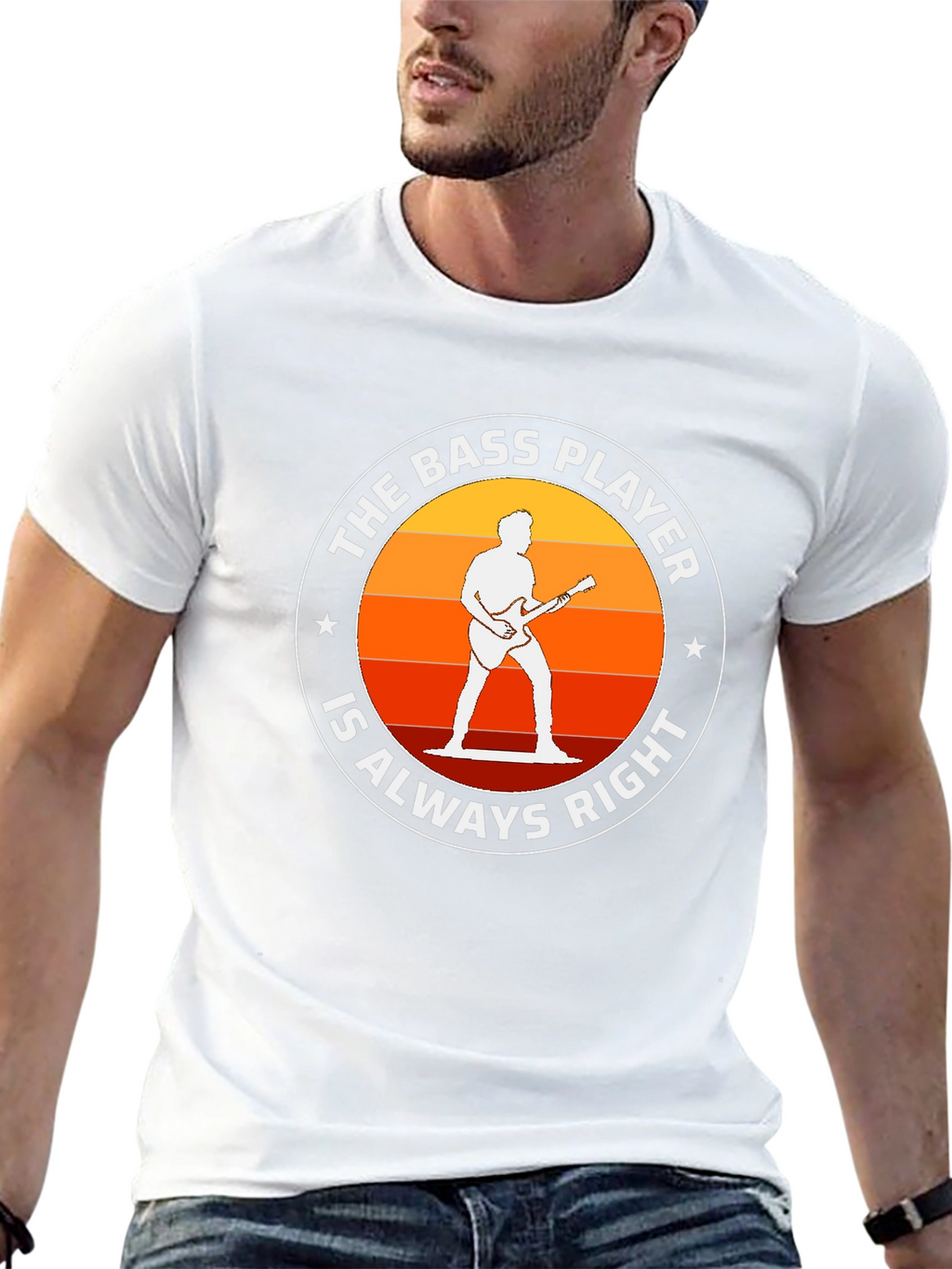 Bass Player Always Right T-Shirt - Music Lover Tee