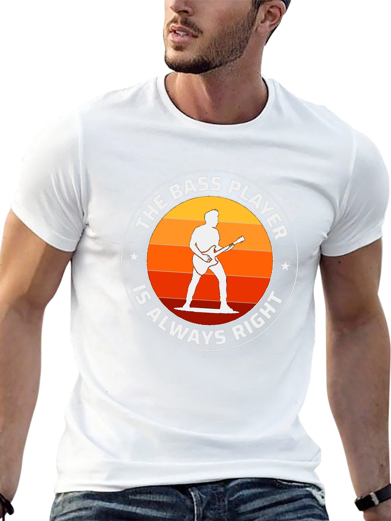 Bass Player Always Right T-Shirt - Music Lover Tee