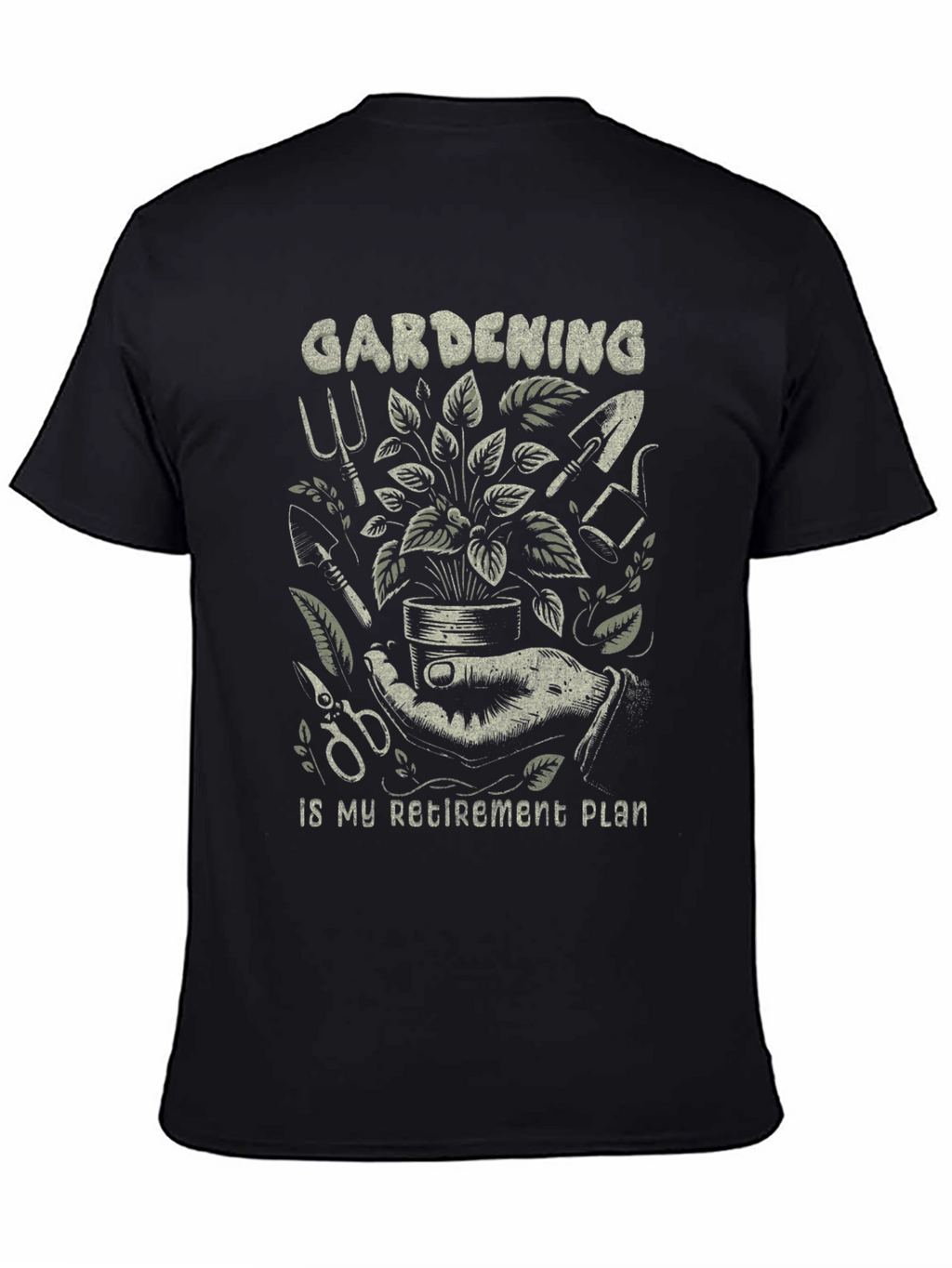 Gardening Retirement Plan T-Shirt: Hobby Tee for Gardeners