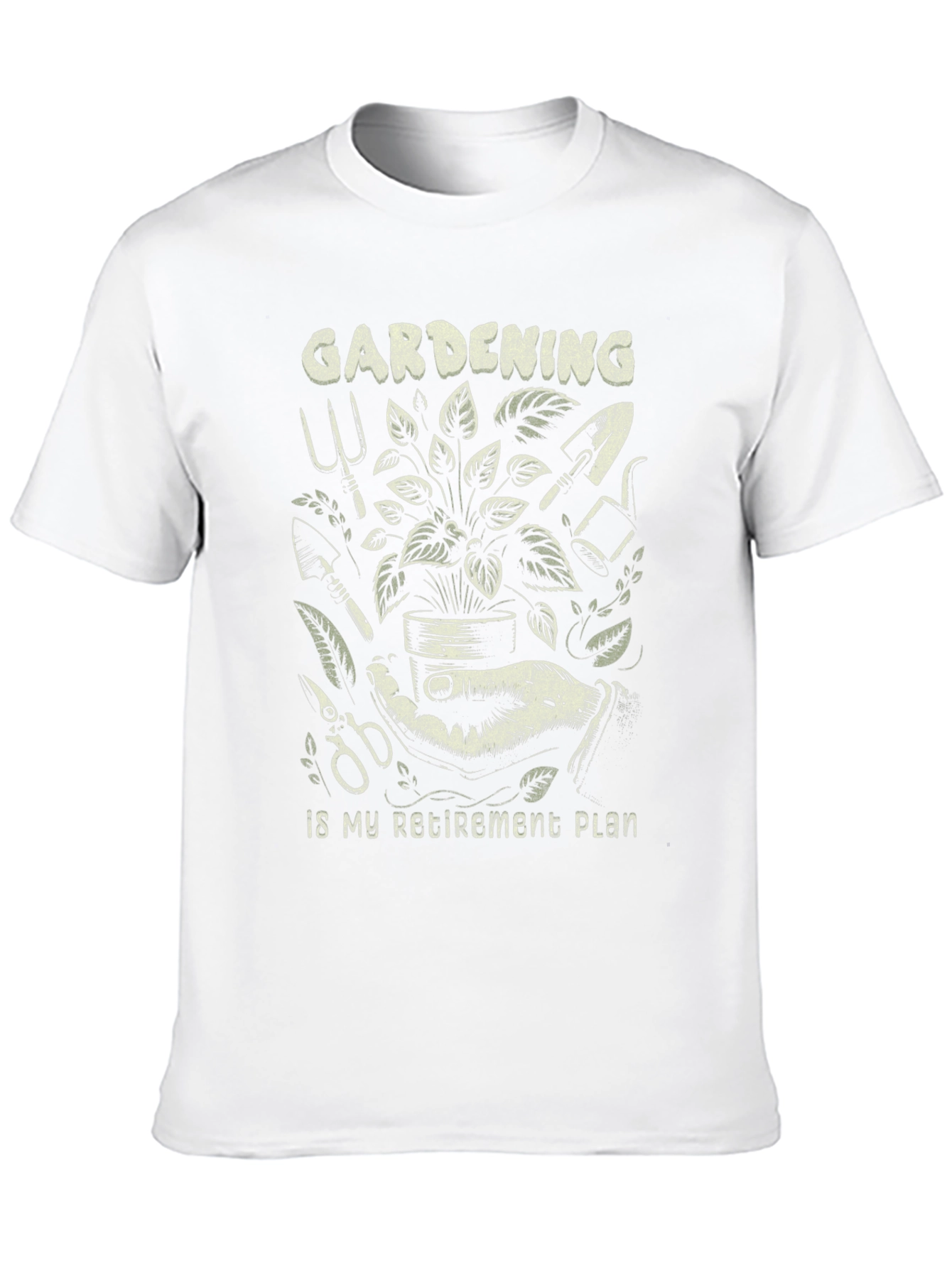 Gardening Retirement Plan T-Shirt: Hobby Tee for Gardeners