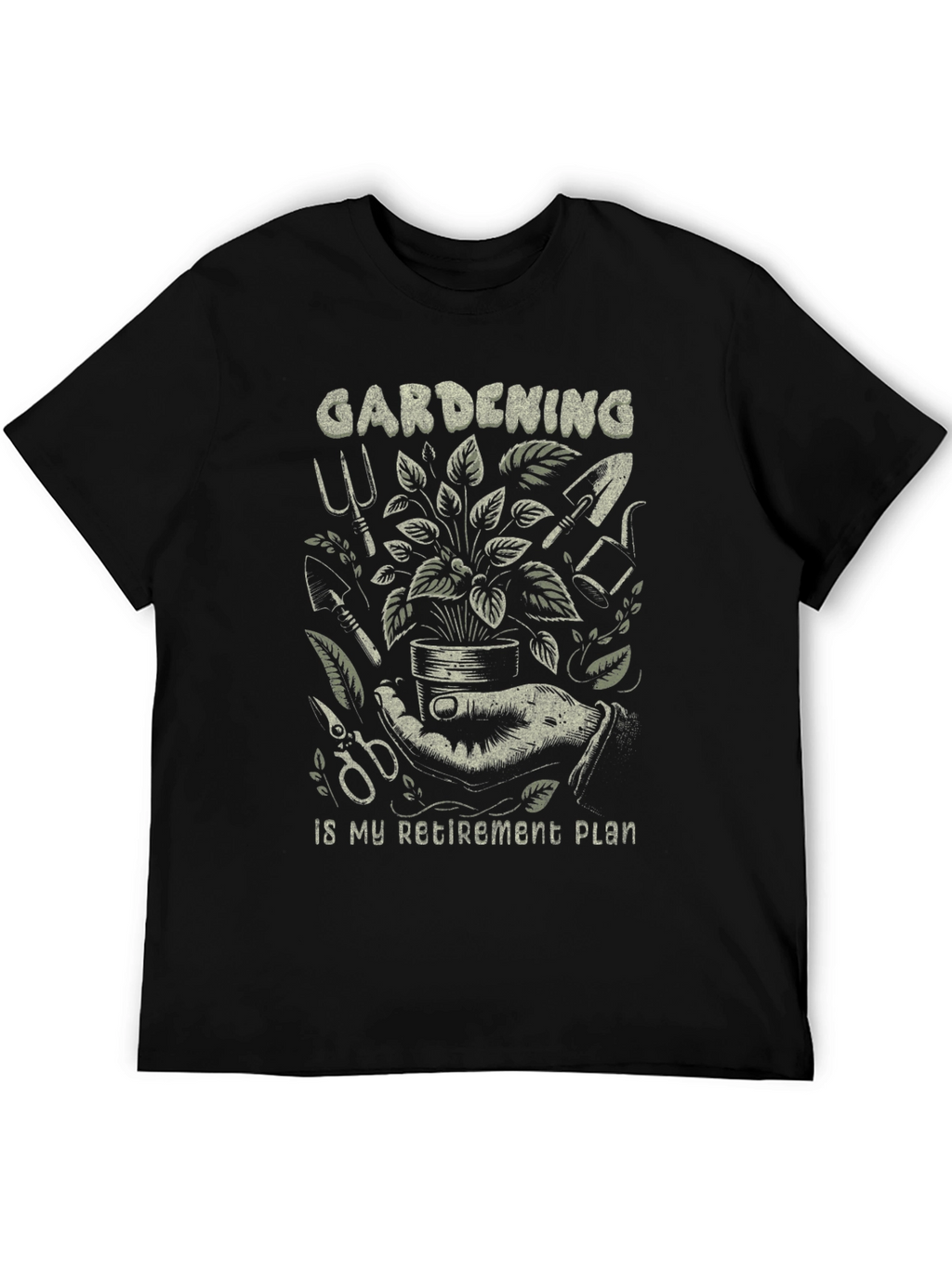 Gardening Retirement Plan T-Shirt: Hobby Tee for Gardeners