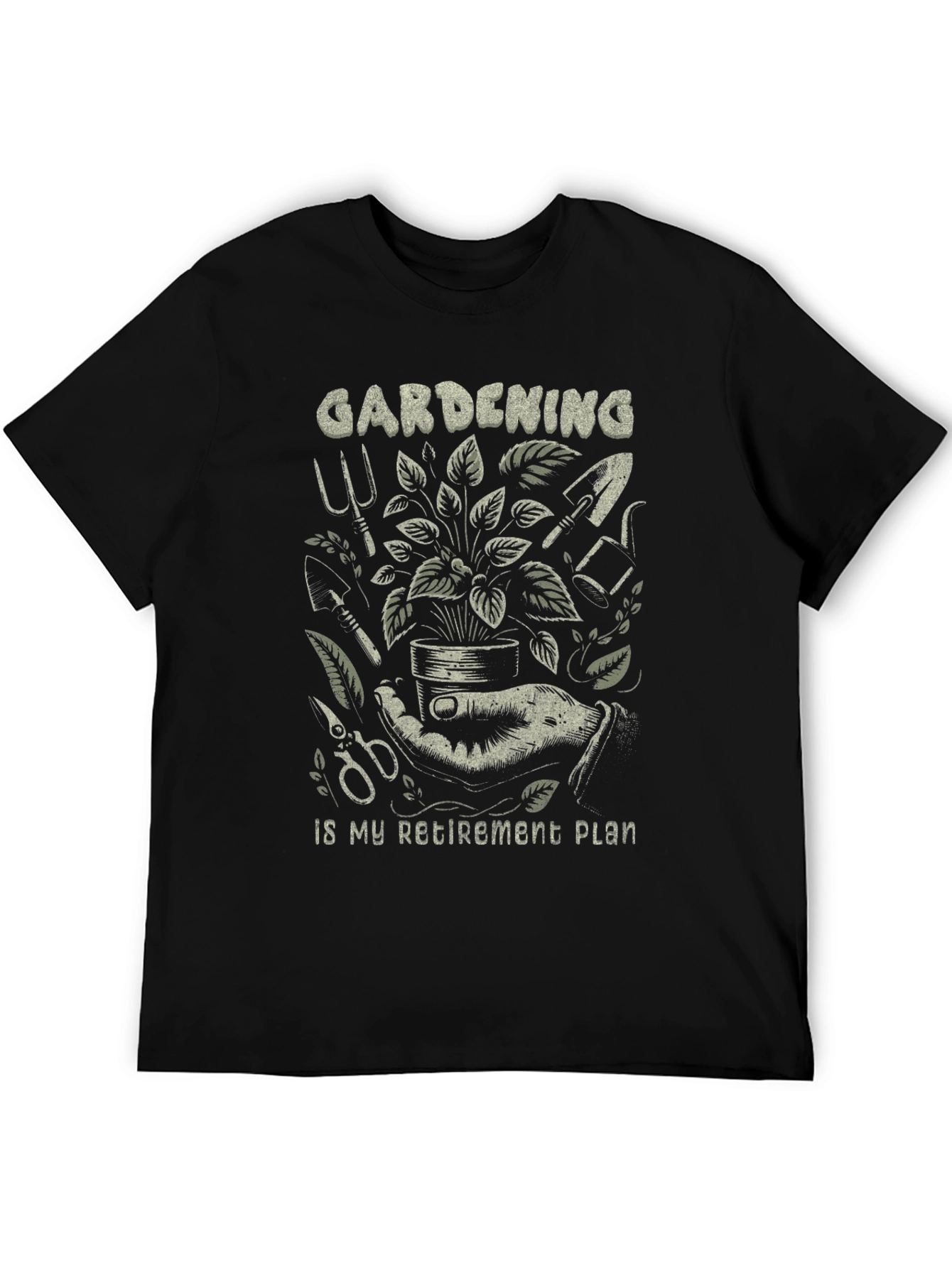 Gardening Retirement Plan T-Shirt: Hobby Tee for Gardeners