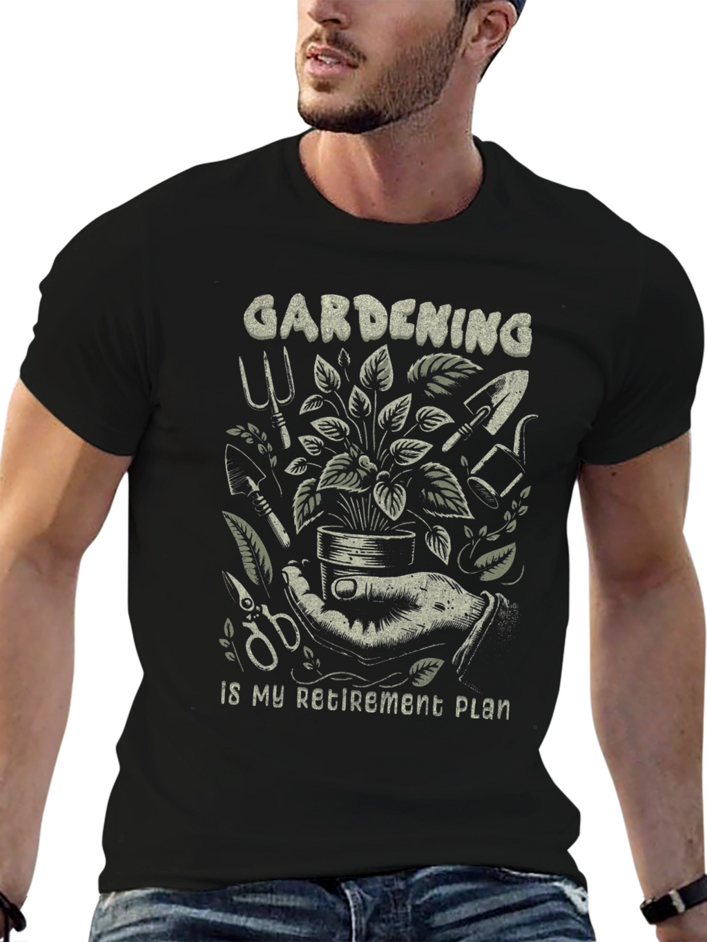 Gardening Retirement Plan T-Shirt: Hobby Tee for Gardeners