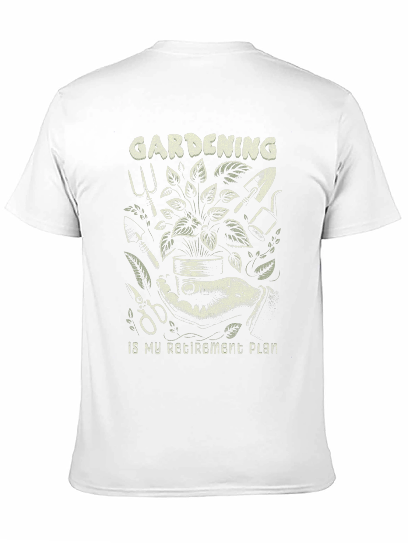 Gardening Retirement Plan T-Shirt: Hobby Tee for Gardeners