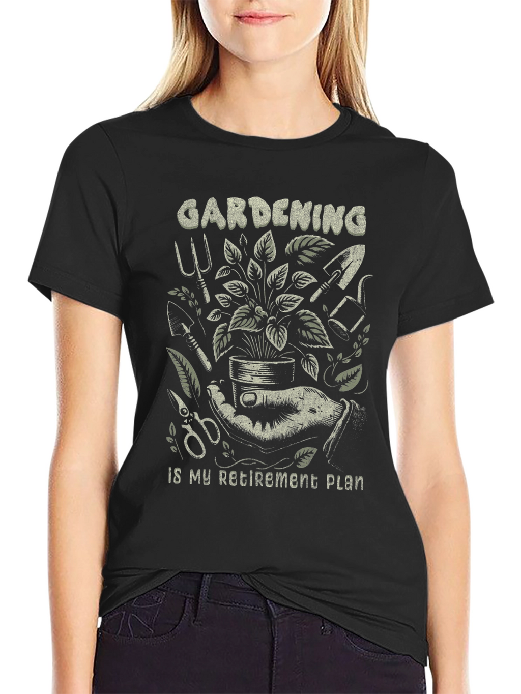 Gardening Retirement Plan T-Shirt: Hobby Tee for Gardeners