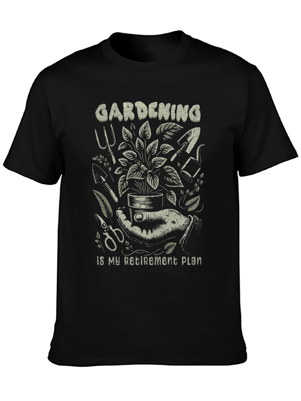 Gardening Retirement Plan T-Shirt: Hobby Tee for Gardeners