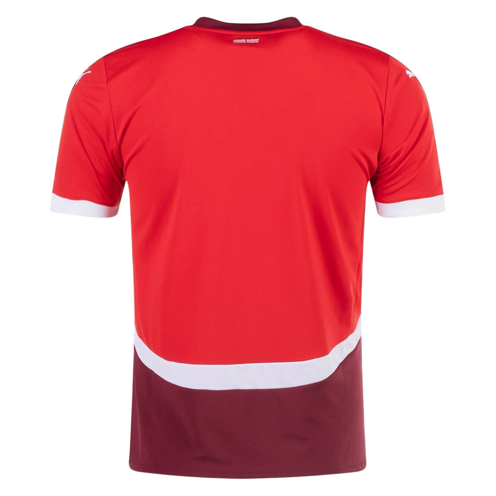 24/25 Switzerland Home Jersey Back