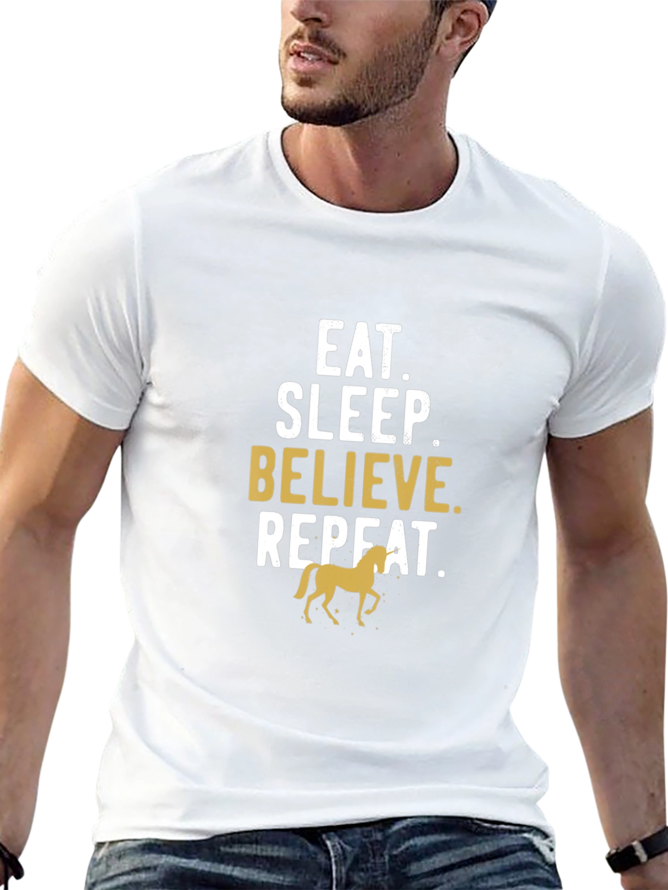 Eat Sleep Believe Horse T-Shirt