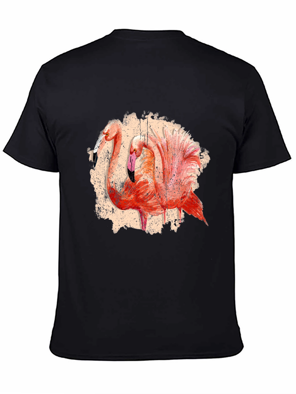 Flamingo Graphic Tee - Tropical Bird Print