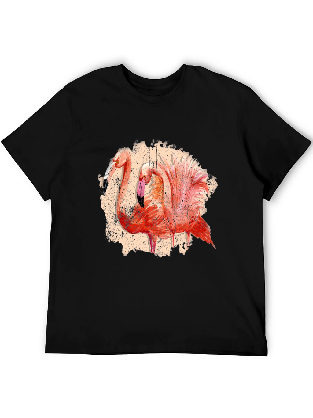Flamingo Graphic Tee - Tropical Bird Print