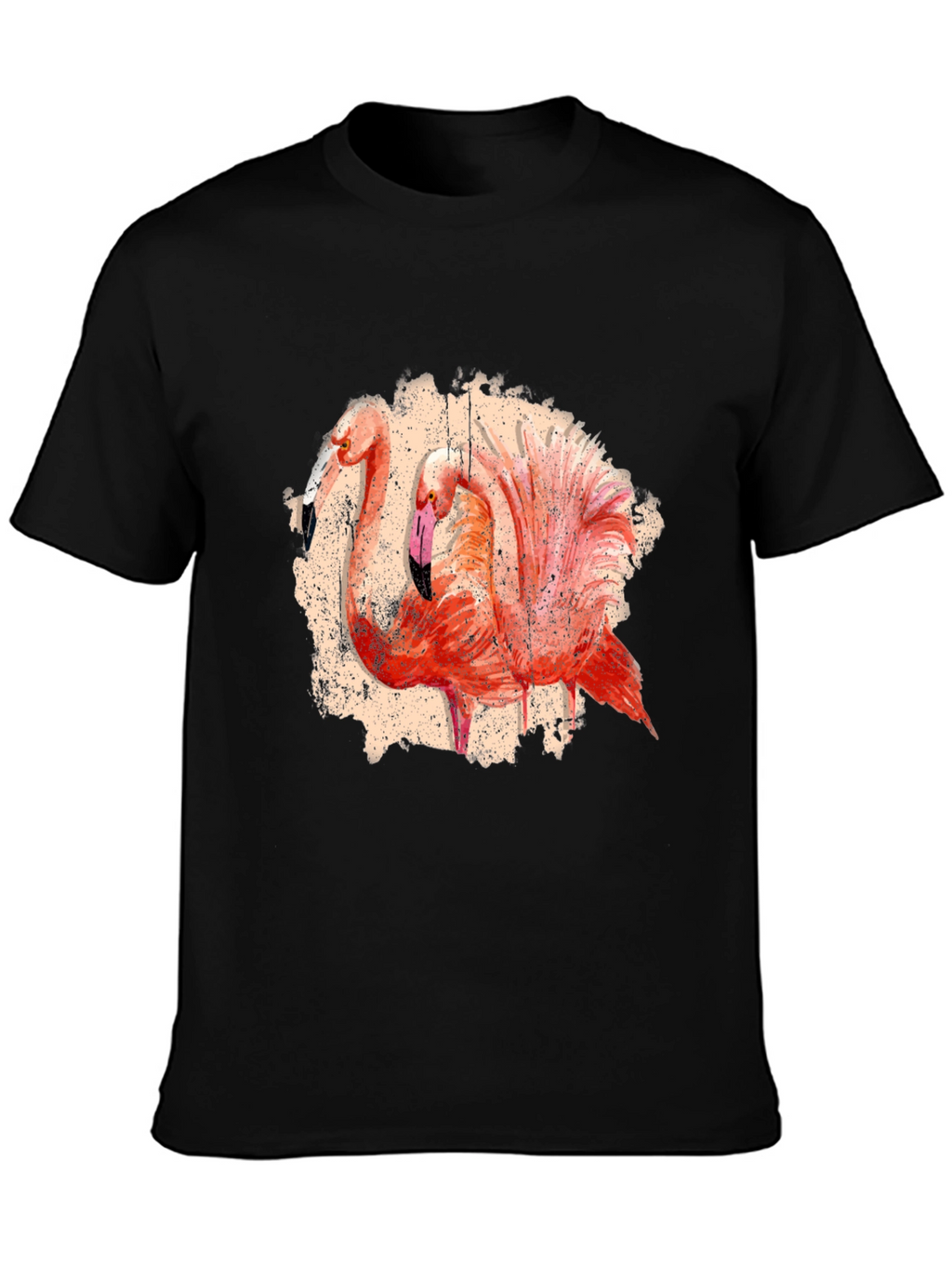 Flamingo Graphic Tee - Tropical Bird Print
