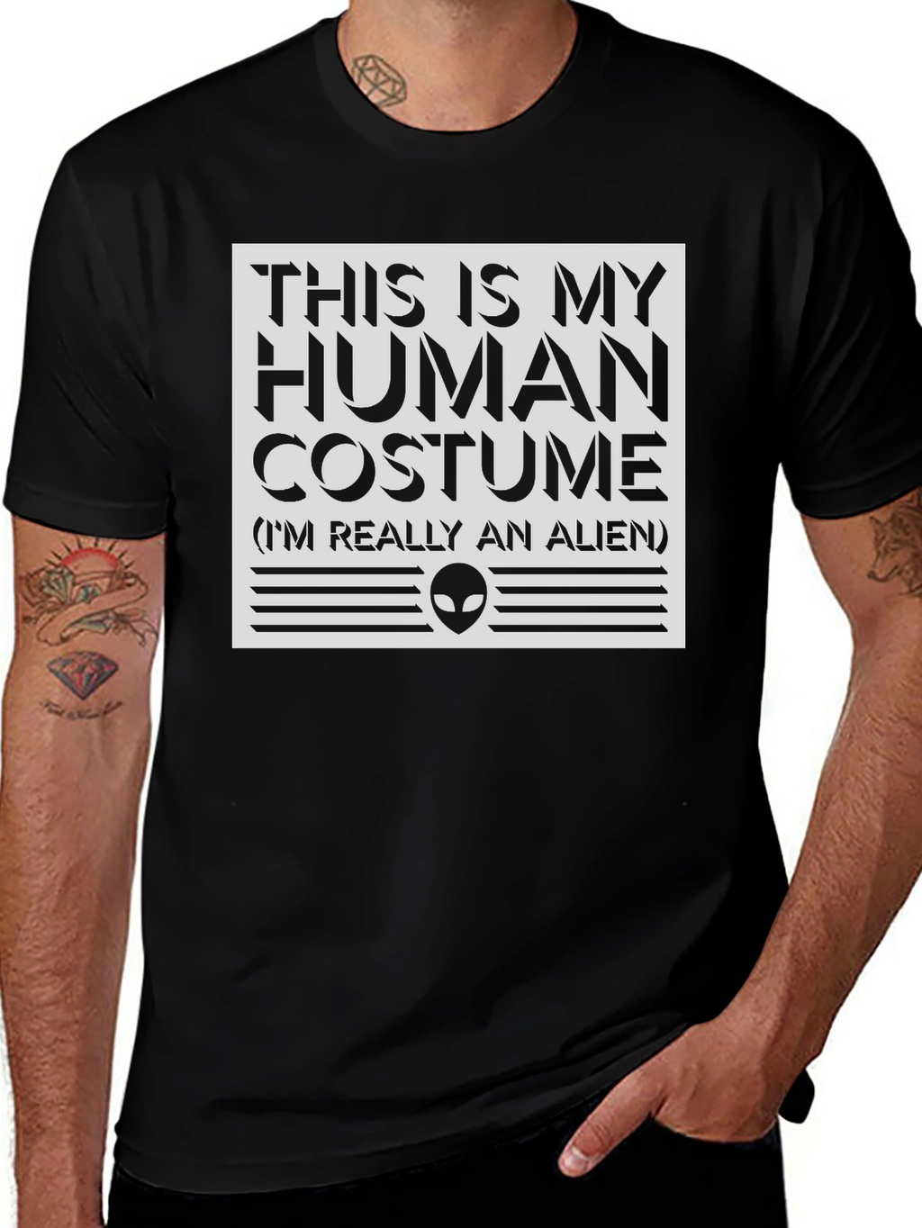 Human Costume Alien T-Shirt