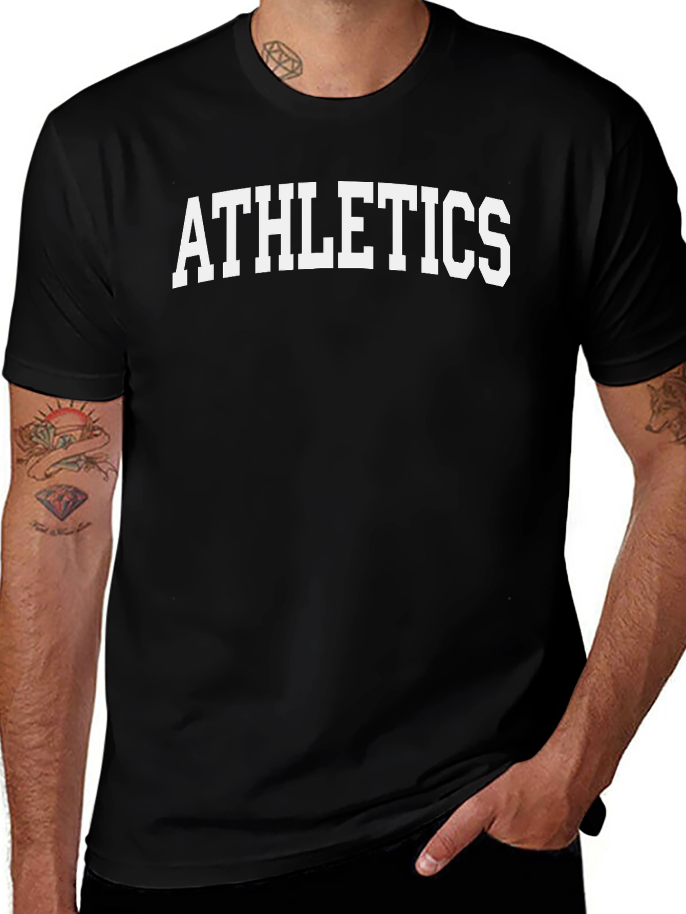 Athletics Graphic T-Shirt - Classic Collegiate Style