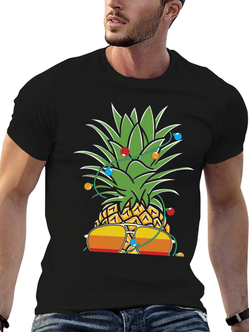 Cool Pineapple Graphic Tee