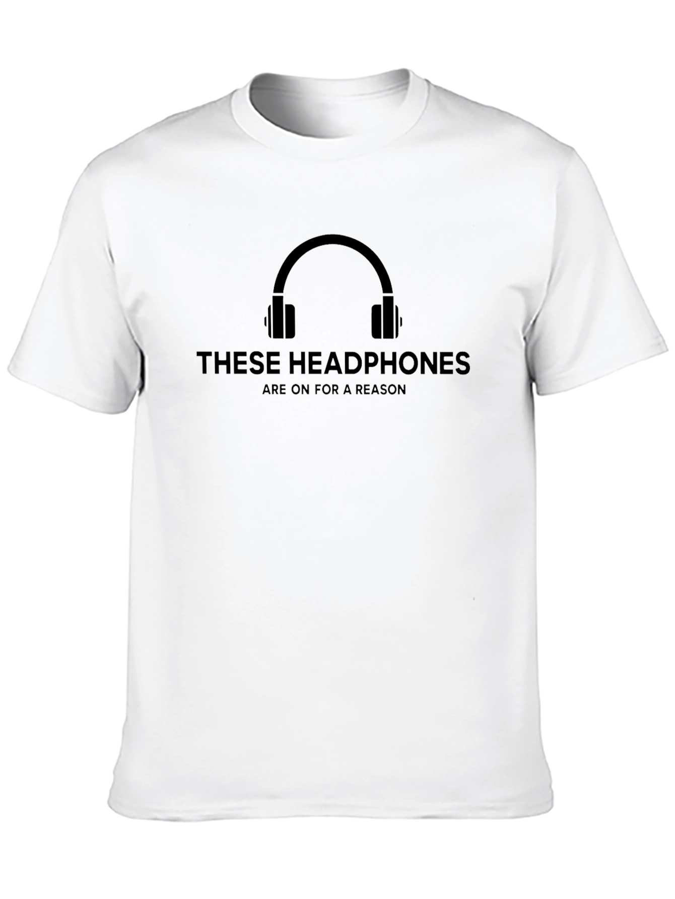 Headphones On For A Reason Graphic Tee