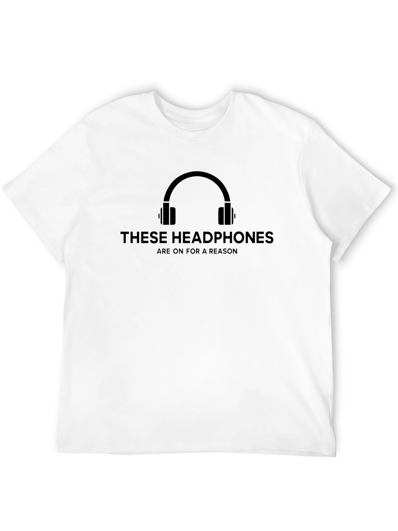 Headphones On For A Reason Graphic Tee