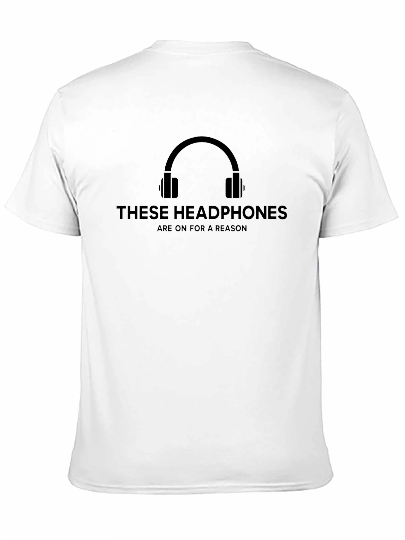 Headphones On For A Reason Graphic Tee