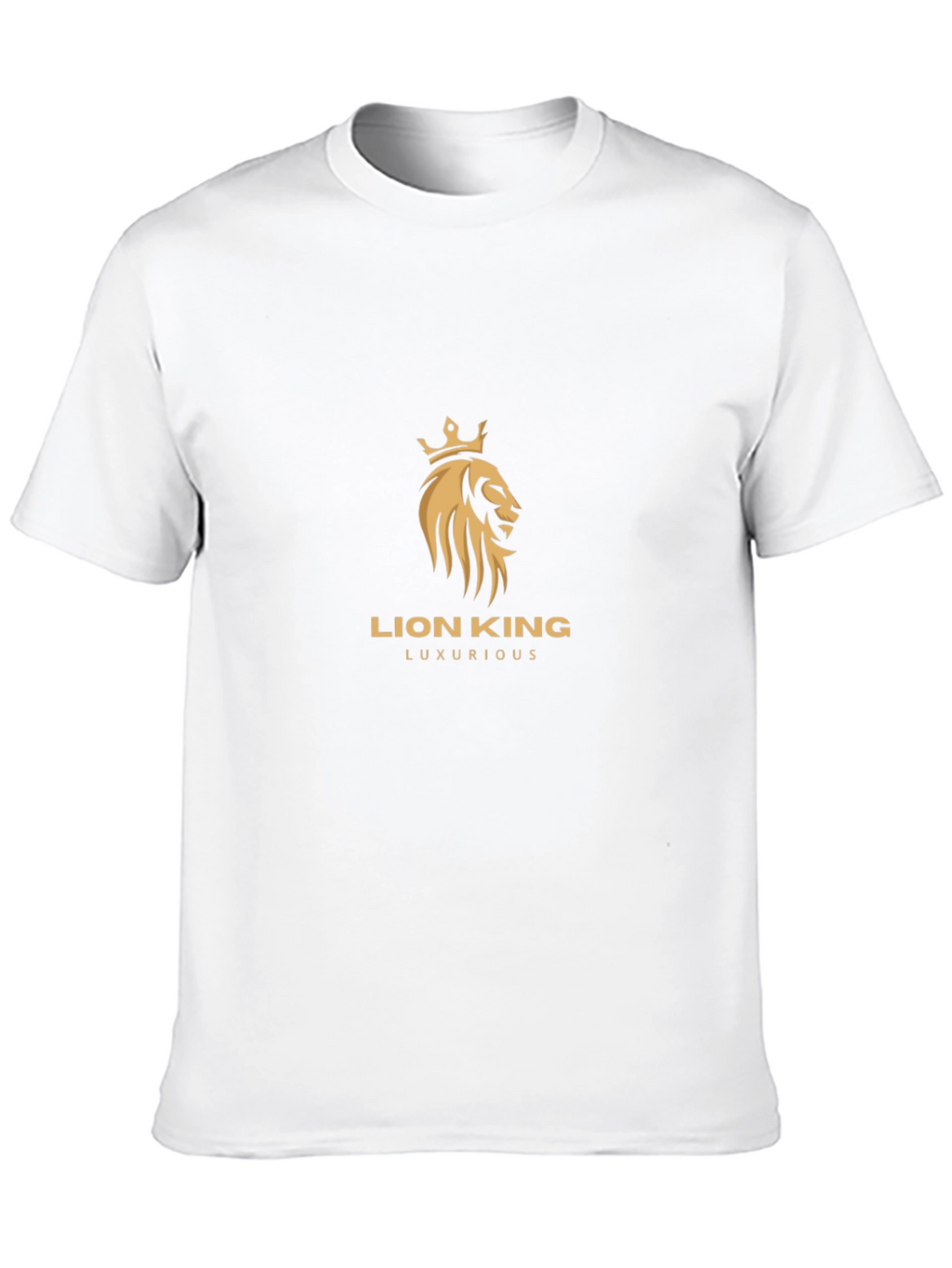 Lion King Luxurious Black T-Shirt
