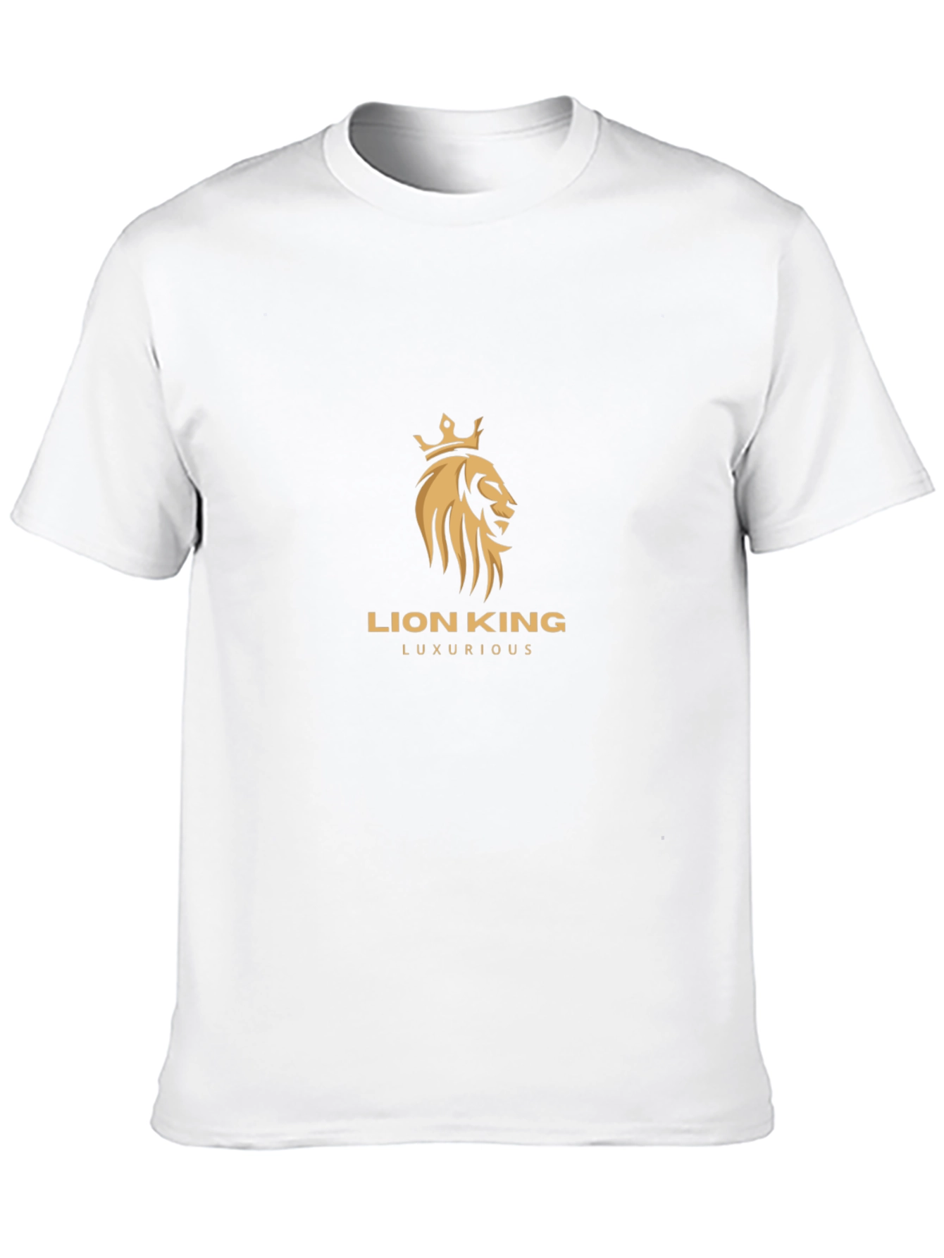 Lion King Luxurious Black T-Shirt