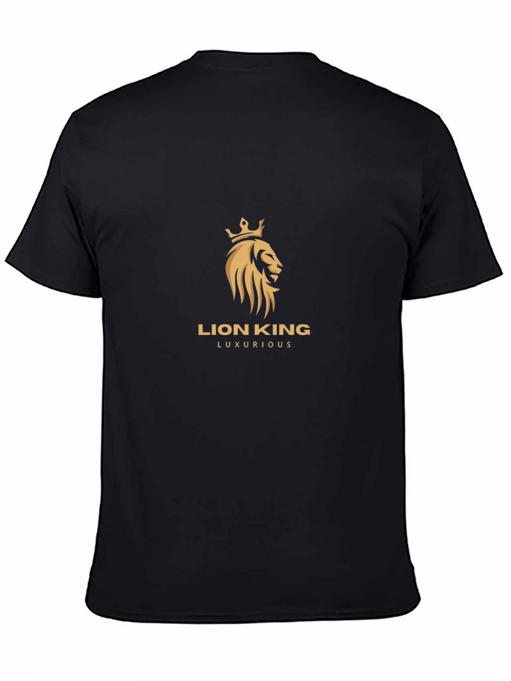Lion King Luxurious Black T-Shirt