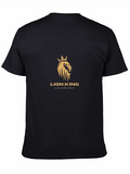 Lion King Luxurious Black T-Shirt